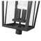Z-Lite Seoul 4 Light Outdoor Post Mount Fixture, Black & Clear 571PHXXLR-BK - alternate 5